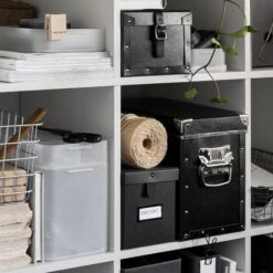 Box Lasche Schmal Graphit -Einrichtungsgeschäft 300282 13331