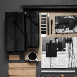 Packpapier Schwarz -Einrichtungsgeschäft 300635 12466