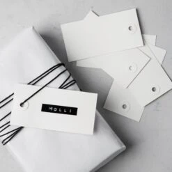 Hängeetiketten 10er-Pack Weiß -Einrichtungsgeschäft 300674 17821