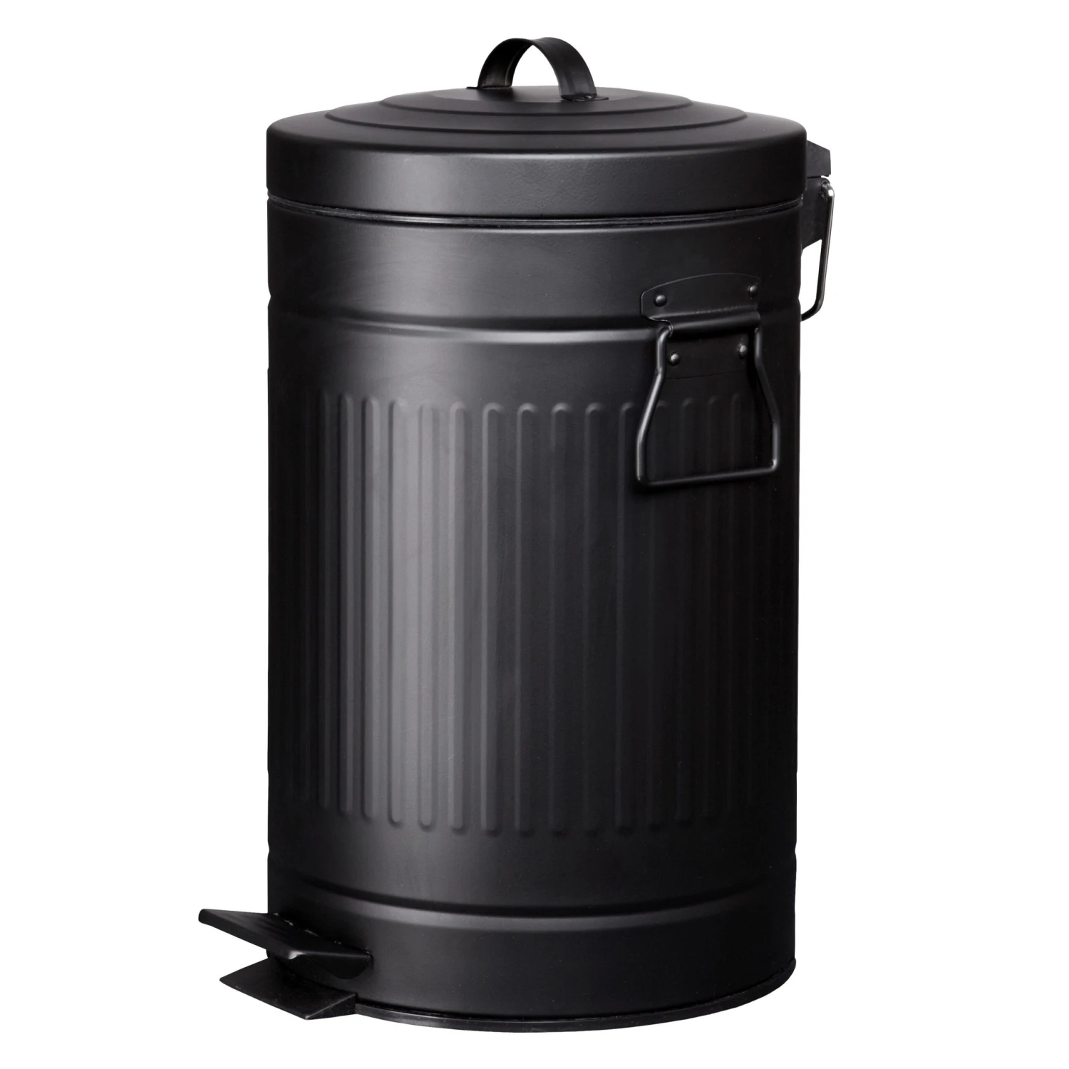 Treteimer 12 L Schwarz 3 Treteimer 12 L Schwarz