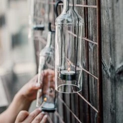 Hängelaterne Flasche -Einrichtungsgeschäft 370362 28314