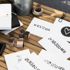 Stempelkissen Groß Schwarz -Einrichtungsgeschäft 370385 13161