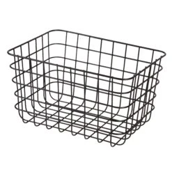 Korb Draht Klein Schwarz