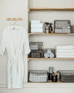 Korb Draht Groß Schwarz -Einrichtungsgeschäft 372182 37611