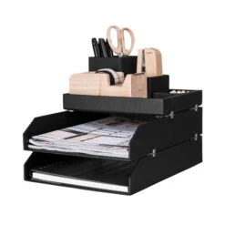 Schreibtisch-Organizer 4er-Pack Graphit 8 Schreibtisch-Organizer 4er-Pack Graphit -Einrichtungsgeschäft 372563 11254