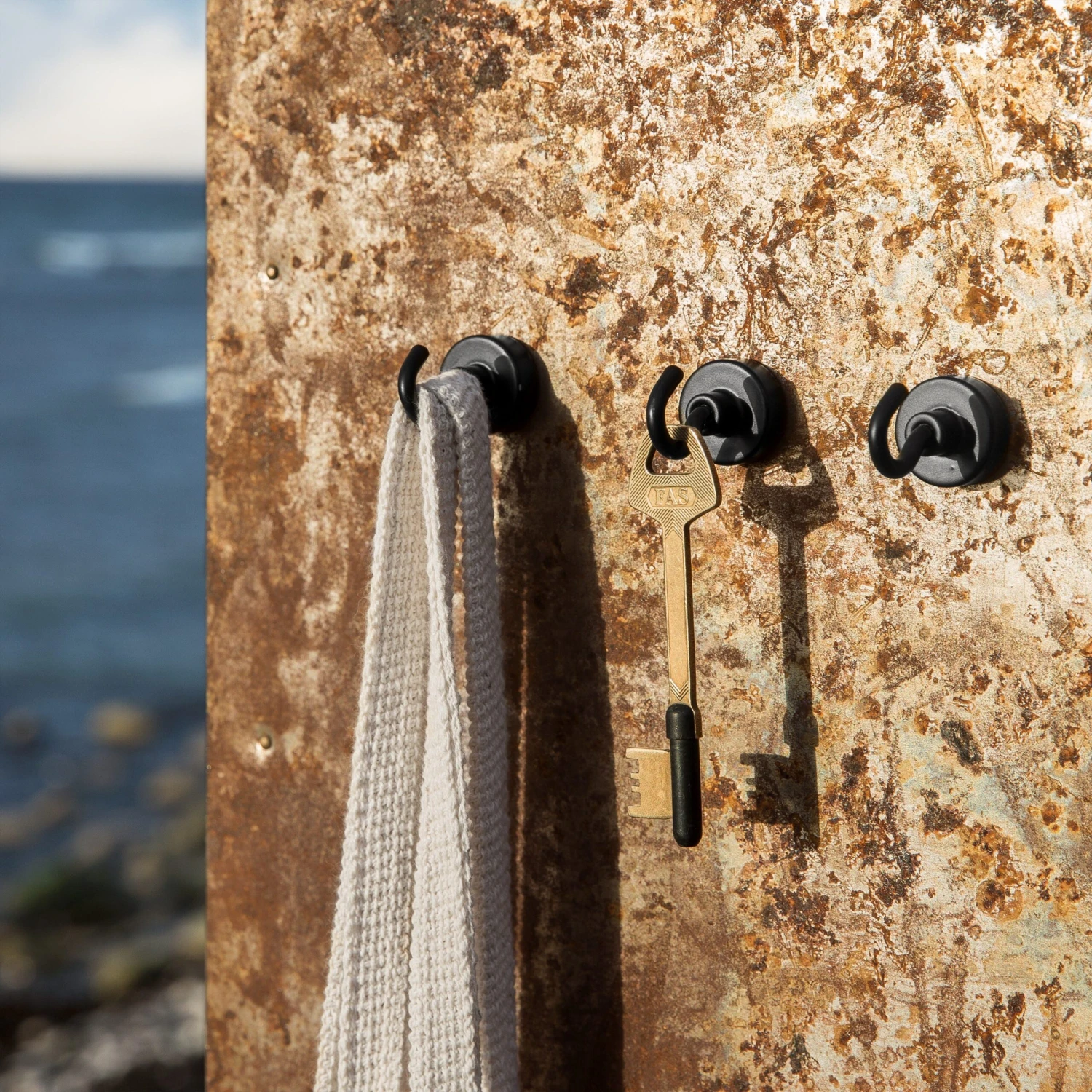 Haken Magnet Schwarz 8 Haken Magnet Schwarz – Bild 6