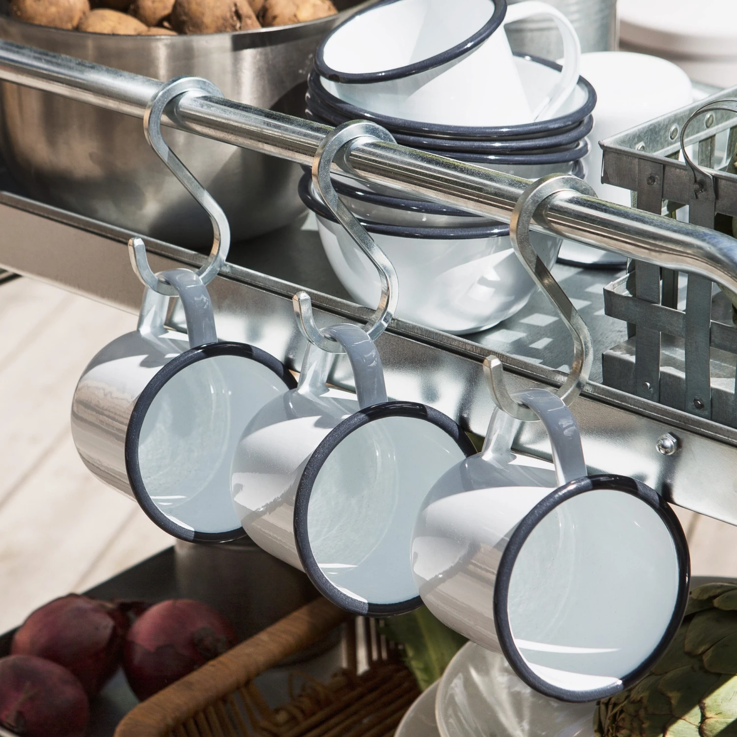 S-Haken Stahl 10 Cm Silber 6 S-Haken Stahl 10 Cm Silber – Bild 4