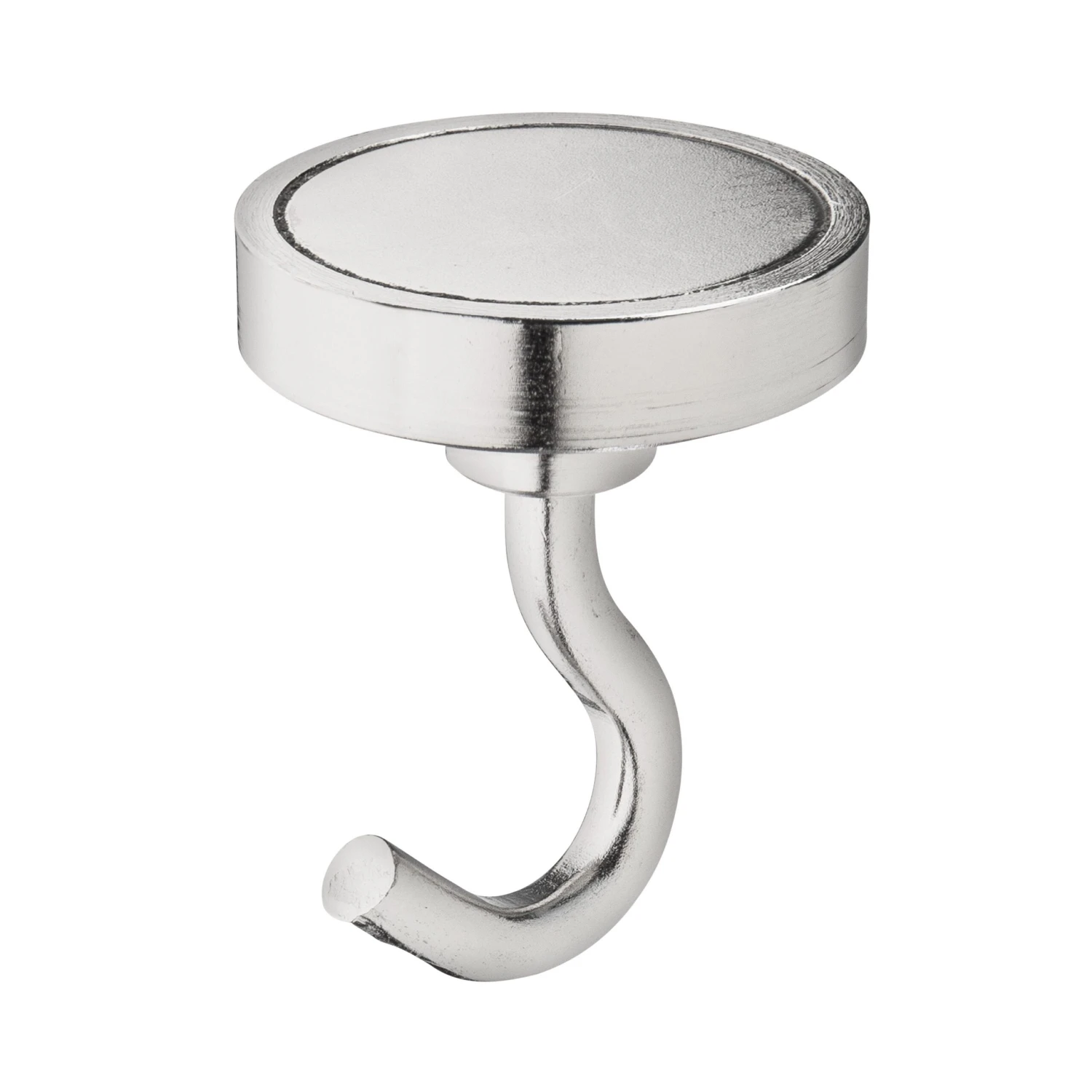 Haken Magnet Groß Silber 4 Haken Magnet Groß Silber – Bild 2