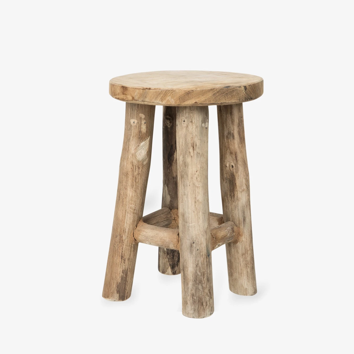 Hocker Teak Klein 3 Hocker Teak Klein