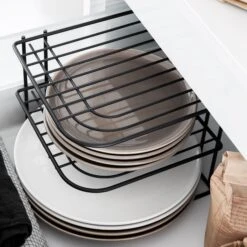 Regal Ecke 2 Ebenen Schwarz -Einrichtungsgeschäft 374372 16521 1