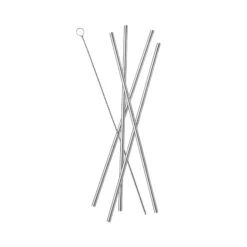 Trinkhalm Edelstahl 4er-Pack