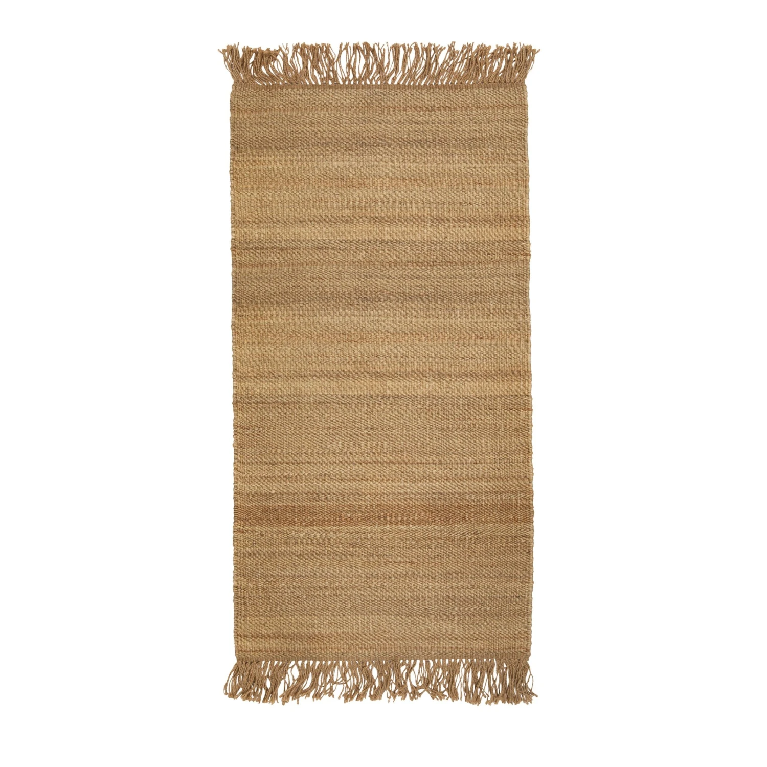 Teppich Jute Handgewebt Mit Fransen 70x140cm 3 Teppich Jute Handgewebt Mit Fransen 70x140cm