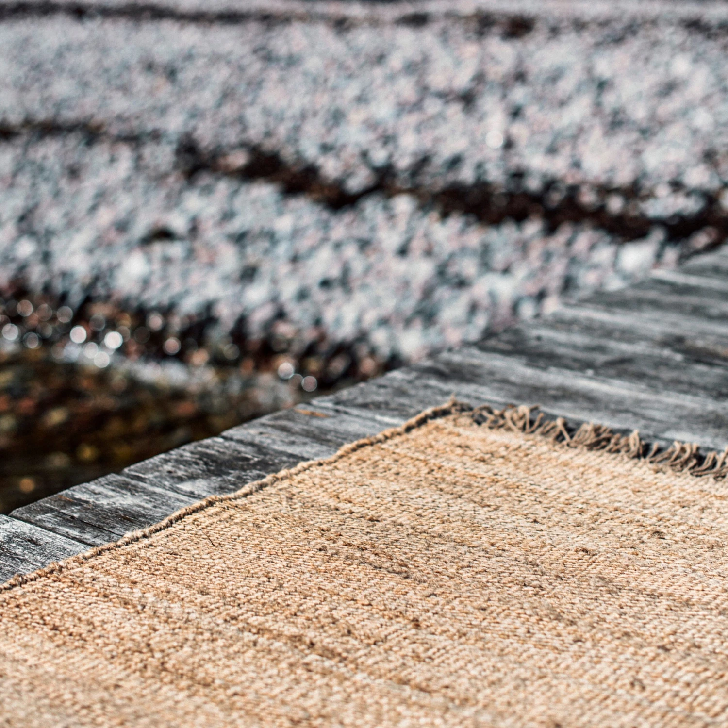 Teppich Jute Handgewebt Mit Fransen 70x140cm 8 Teppich Jute Handgewebt Mit Fransen 70x140cm – Bild 6