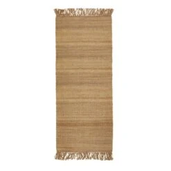 Teppich Jute Handgewebt Mit Fransen 70x200cm