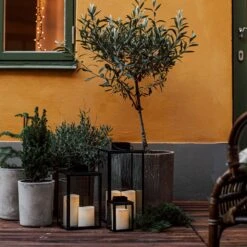 Laterne Metall Schwarz Klein -Einrichtungsgeschäft 375211 30885