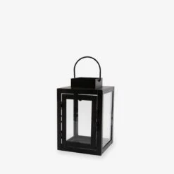 Laterne Metall Klein Schwarz