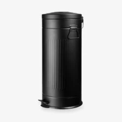 Pedal-Eimer Metall Schwarz 30 L