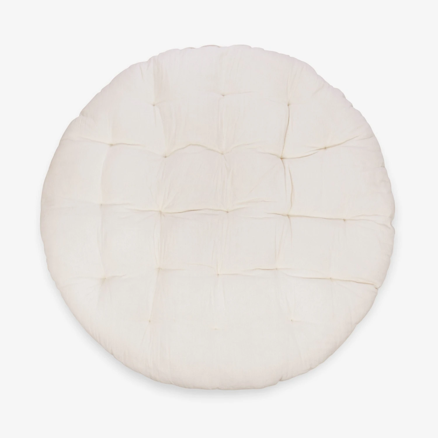 Sitzkissen Groß Rund Cremefarben 3 Sitzkissen Groß Rund Cremefarben