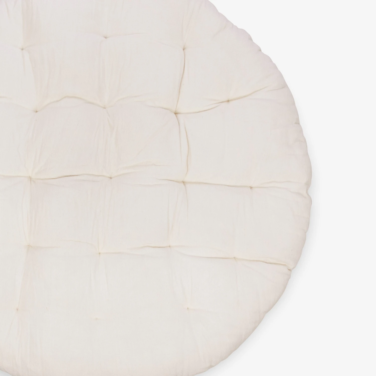 Sitzkissen Groß Rund Cremefarben 4 Sitzkissen Groß Rund Cremefarben – Bild 2