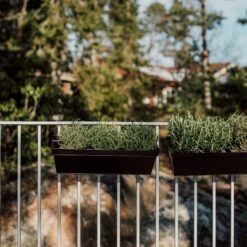 Aufhängung Balkonkasten Metall Schwarz -Einrichtungsgeschäft 400323 33419