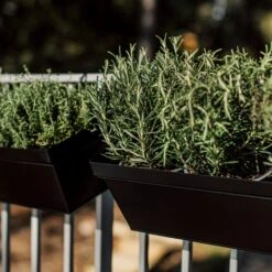 Aufhängung Balkonkasten Metall Schwarz -Einrichtungsgeschäft 400323 33420