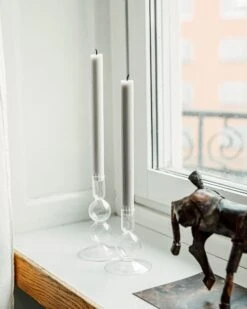 Kerzenständer Glas Zepter Hoch -Einrichtungsgeschäft 400546 36427