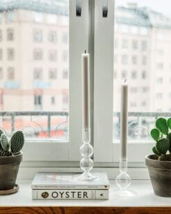 Kerzenständer Glas Zepter Hoch -Einrichtungsgeschäft 400546 36428