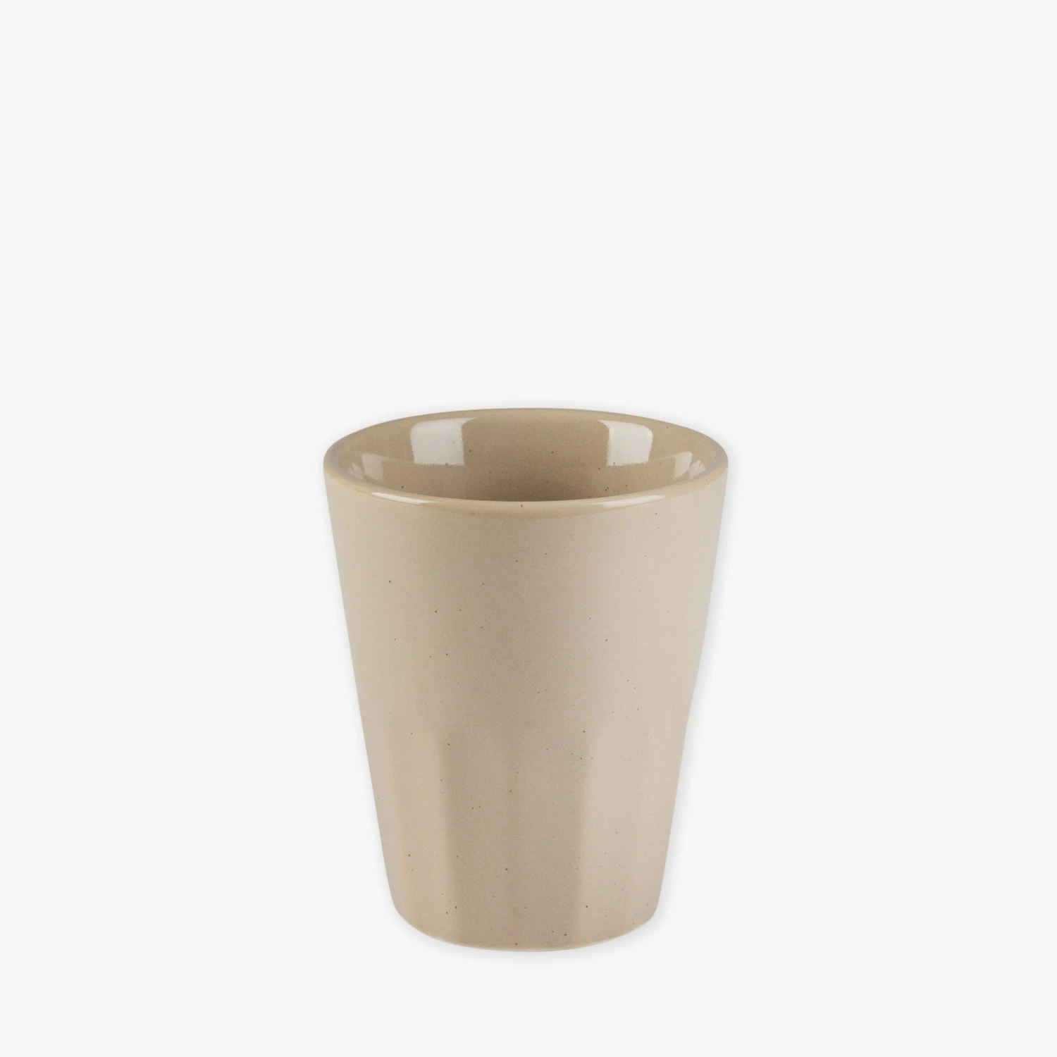 Becher Porzellan Sandbeige 3 Becher Porzellan Sandbeige