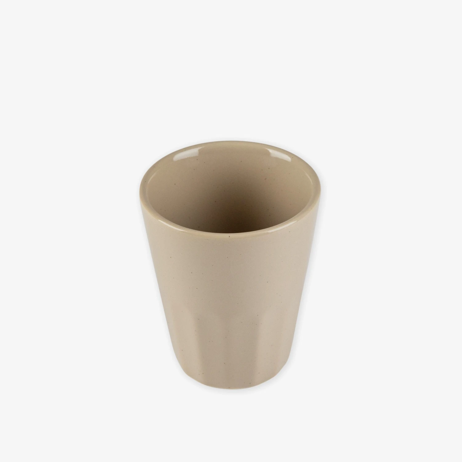 Becher Porzellan Sandbeige 4 Becher Porzellan Sandbeige – Bild 2