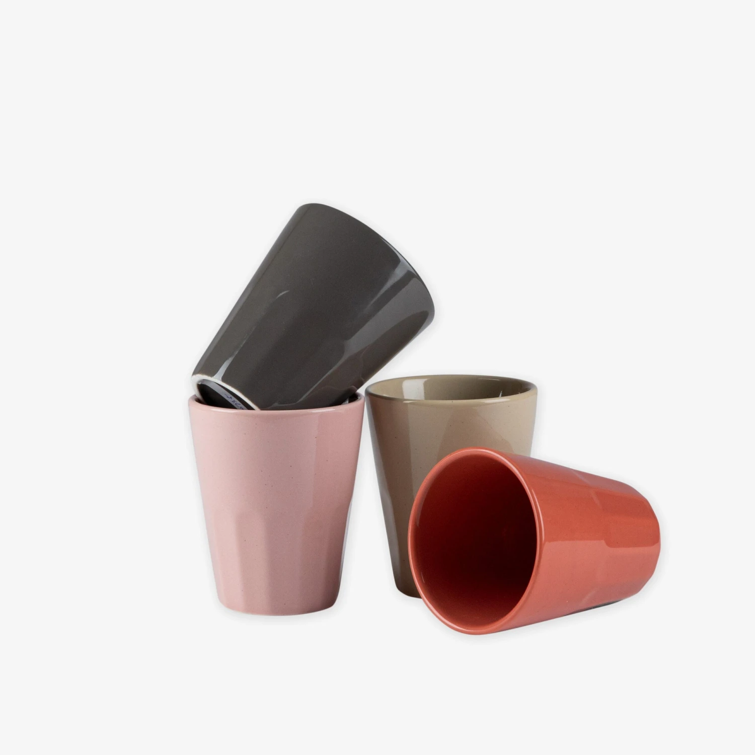 Becher Porzellan Sandbeige 8 Becher Porzellan Sandbeige – Bild 6