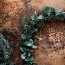 Zweig Kunst Eukalyptus Grün 60 Cm -Einrichtungsgeschäft 400903 30498