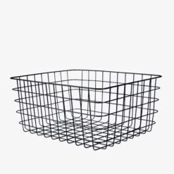 Korb Metall XL Schwarz