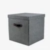 Storage Box High Canvas Dark Grey 2 Storage Box High Canvas Dark Grey -Einrichtungsgeschäft 401186 28184