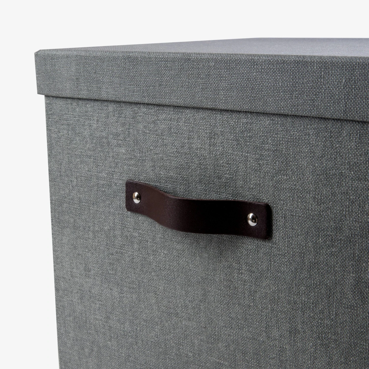 Storage Box High Canvas Dark Grey 5 Storage Box High Canvas Dark Grey – Bild 3