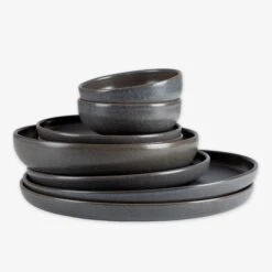 Teller Bruno Steingut 22 Cm Dunkelgrau 11 Teller Bruno Steingut 22 Cm Dunkelgrau -Einrichtungsgeschäft 401212 29725 1