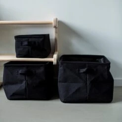 Korb Faltbar Medium Schwarz 11 Korb Faltbar Medium Schwarz -Einrichtungsgeschäft 401266 30618