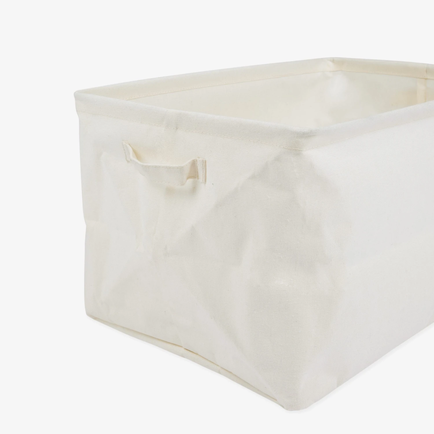 Korb Faltbar Groß Weiß 4 Korb Faltbar Groß Weiß – Bild 2