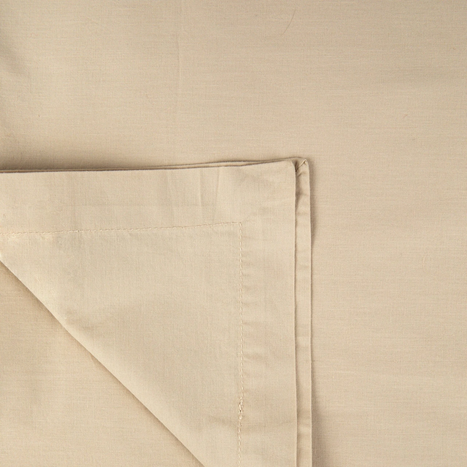 Bettlaken Bio-Baumwolle 150 X 250 Sand 5 Bettlaken Bio-Baumwolle 150 X 250 Sand – Bild 3