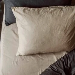 Kopfkissenbezug Bio-Baumwolle 50 X 60 Sand -Einrichtungsgeschäft 401441 32227