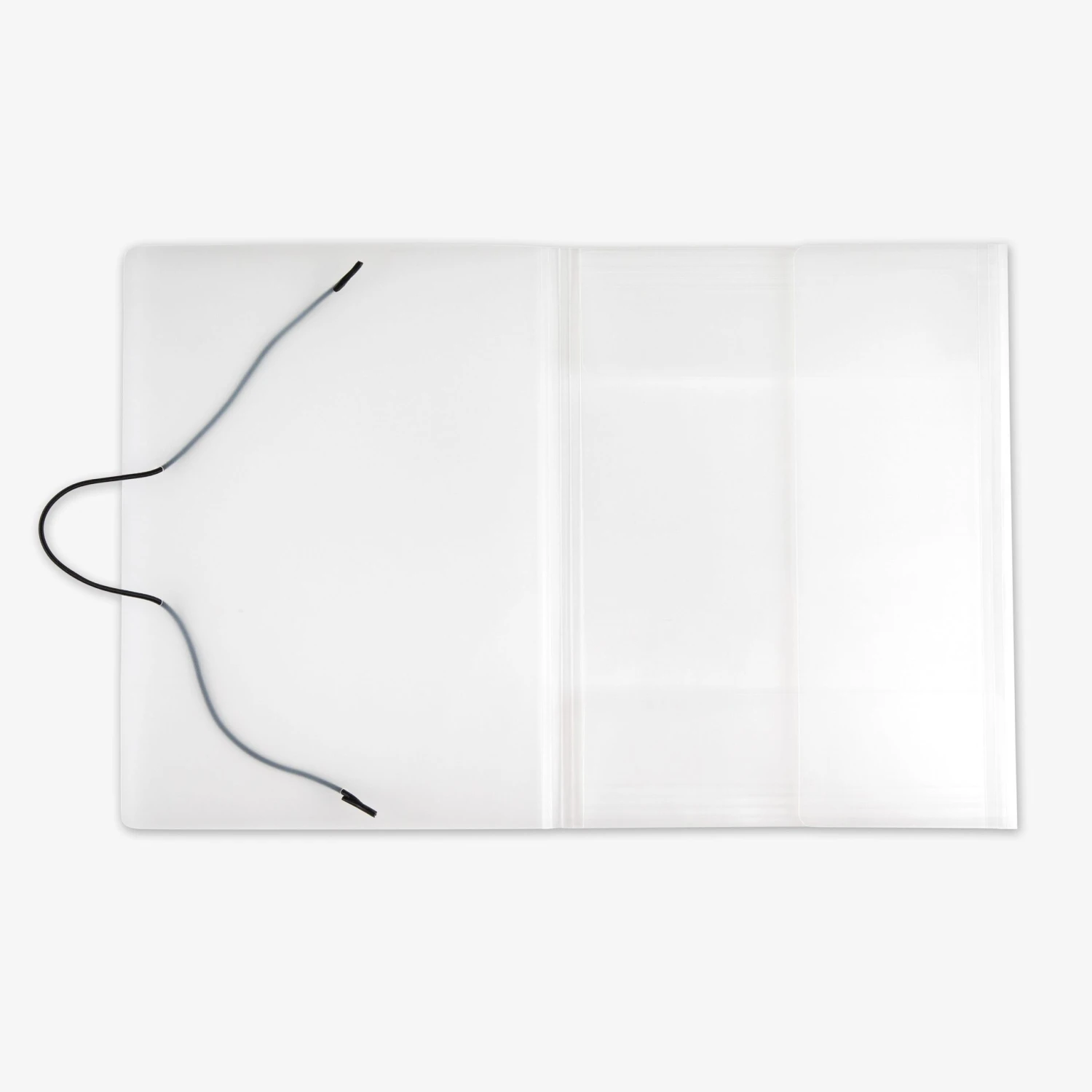 Ordner Mit Gummizug A4 Transparent 4 Ordner Mit Gummizug A4 Transparent – Bild 2