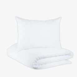 Kopfkissenbezug Bio-Baumwolle 50 X 60 Weiß -Einrichtungsgeschäft 401456 33082