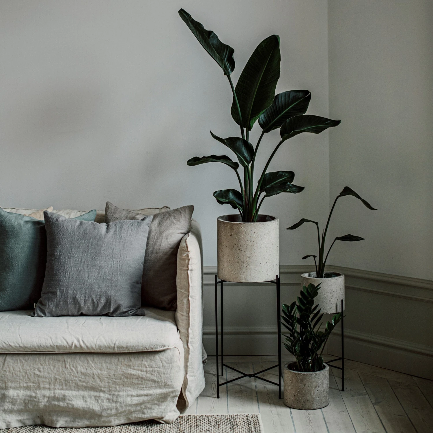 Pot Cement Terrazzo Ø27 Sand 3 Pot Cement Terrazzo Ø27 Sand