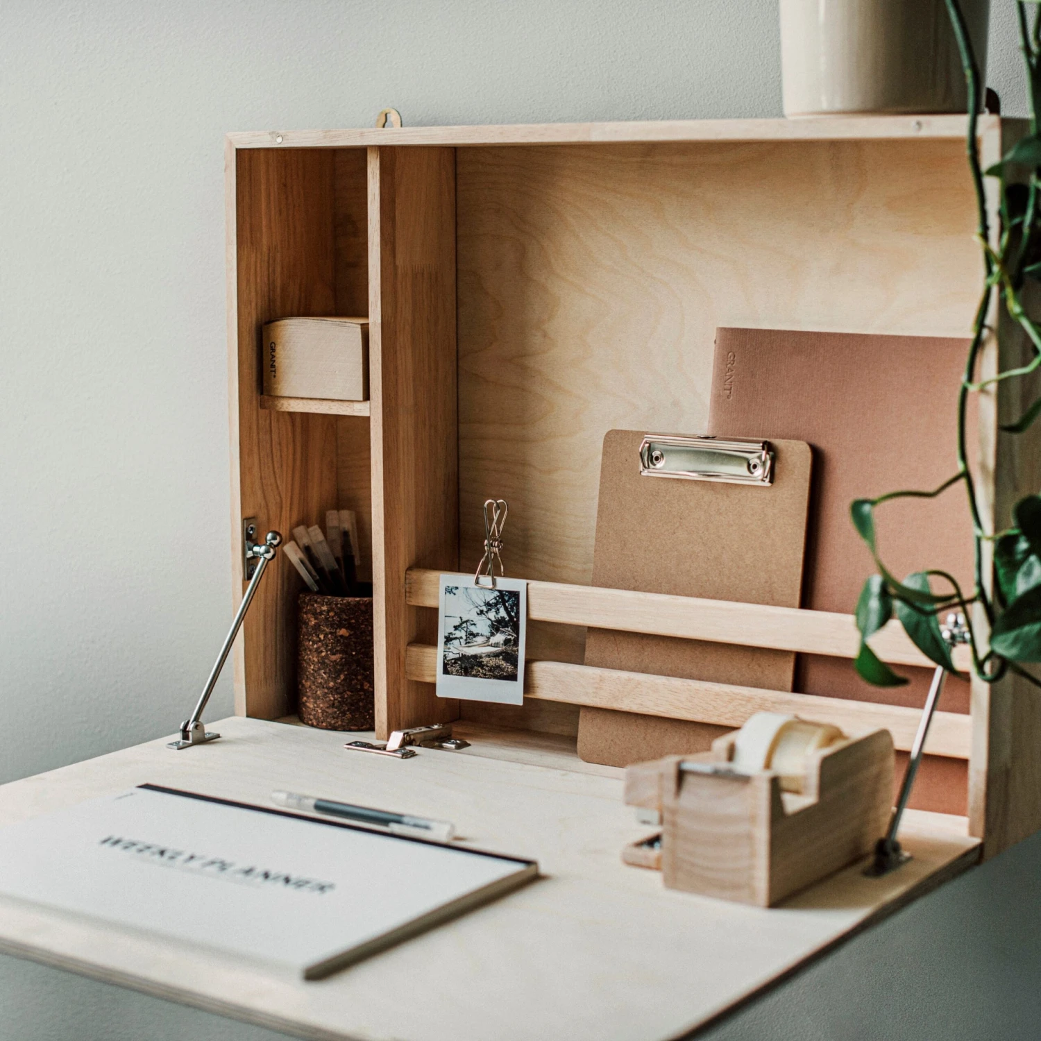 Schreibtisch Wand Holz 8 Schreibtisch Wand Holz – Bild 6