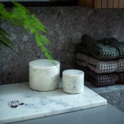 Kästchen Marmor Weiß 11 Kästchen Marmor Weiß -Einrichtungsgeschäft 401571 32820