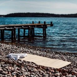 Strandmatte 180 X 60 Cm Schwarz -Einrichtungsgeschäft 401696 34726