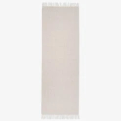 Teppich Baumwolle 70 X 200 Sand Beige