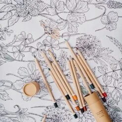 Coloring Paper Roll 10m Botanic -Einrichtungsgeschäft 401714 35020