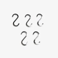 S-Haken Eisen 5 Cm 5er-Pack Chrom