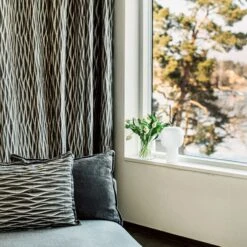 Kissen Stig Lindberg 50 X 70 Cm Korrugalion Grau -Einrichtungsgeschäft 401883 34138