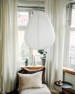 Rice Paper Lamp Drop 50cm White -Einrichtungsgeschäft 401903 36410